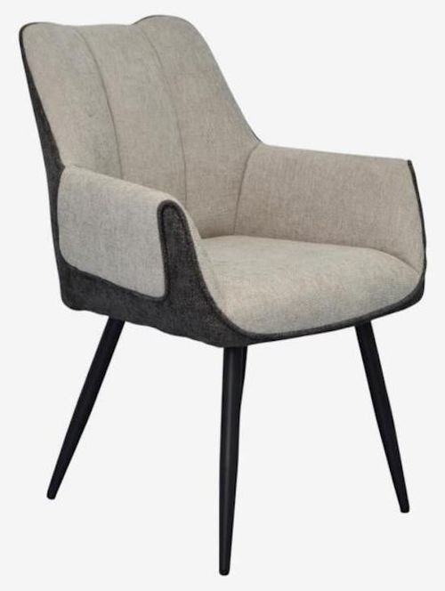 купить Комплект стол и стулья Evelin di Costacurta стол DT-402-3B + 4 стула QT-227B Light grey/Dark grey в Кишинёве 
