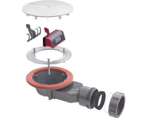 купить Сифон для душевого поддона Wirquin Membrana rigola Smart Slim (30723382) в Кишинёве 