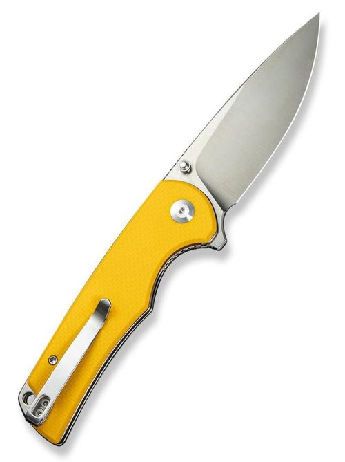 купить Нож походный Sencut S24019-2 Praktisk, G10 galben, Liner Lock в Кишинёве 