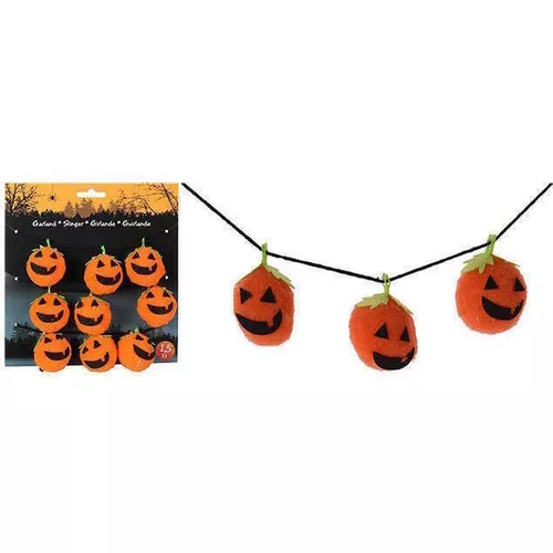 cumpără Ghirlandă Promstore 53751 Ghirlanda Halloween Schelet, dovleac, paianjen, 1,5 m în Chișinău 
