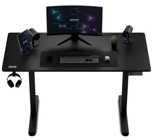 купить Стол компьютерный Sense7 Nojo 120x60 Black в Кишинёве 