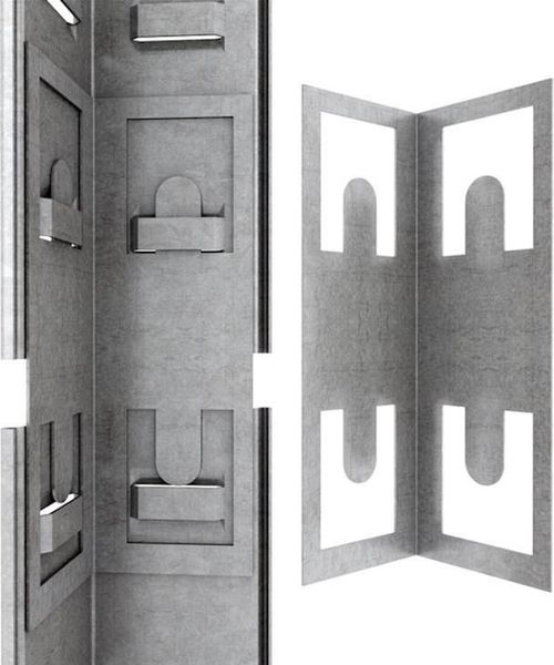 cumpără Raft de depozitare Nex Home Raft metalic colț Budget 1800x900x400x705mm, 5 nivele MDF, galvanizat în Chișinău 