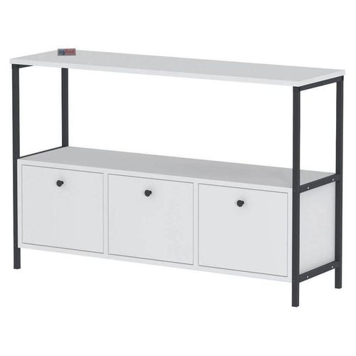 купить Офисный стеллаж Nex Home Комод, 122x36x80 см, Белый (29-03-01) в Кишинёве 