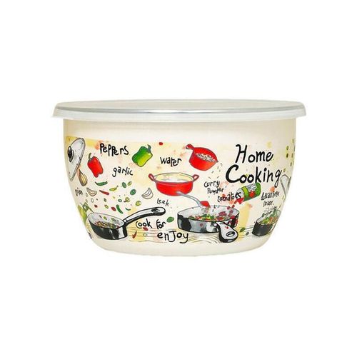 cumpără Container alimentare Metalac 51728 эмалированный Gourmet 16cm, 1.7l, крышка пластик în Chișinău 