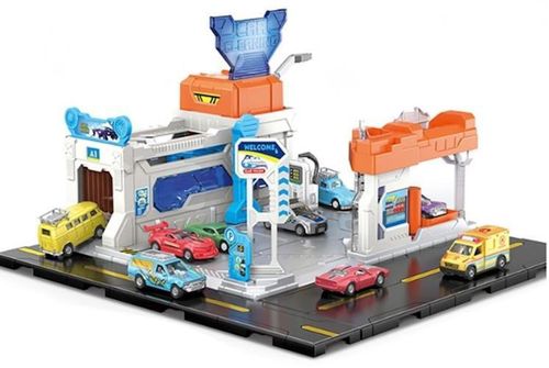 купить Игрушка Essa SK-6604 Spălătorie auto cu centru de service в Кишинёве 