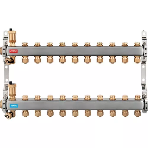 cumpără Supapă de închidere Ferro Set Distribuitor SN-RO10S 1" x 10 iesiri în Chișinău 