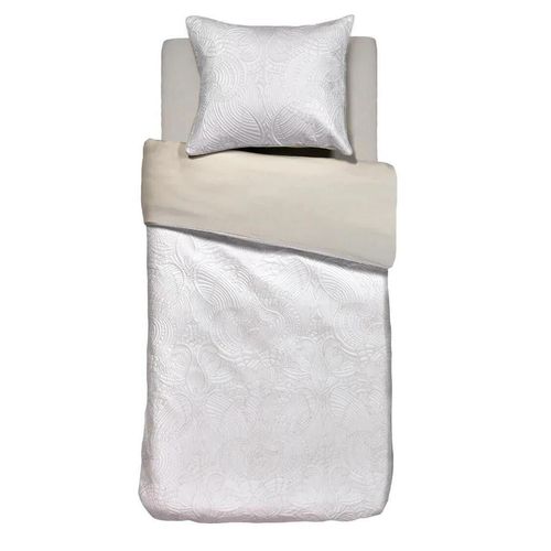 cumpără Lenjerie de pat Moooi 239525 Embroidered Dodo Pavone 140x200/220 Ivory în Chișinău 