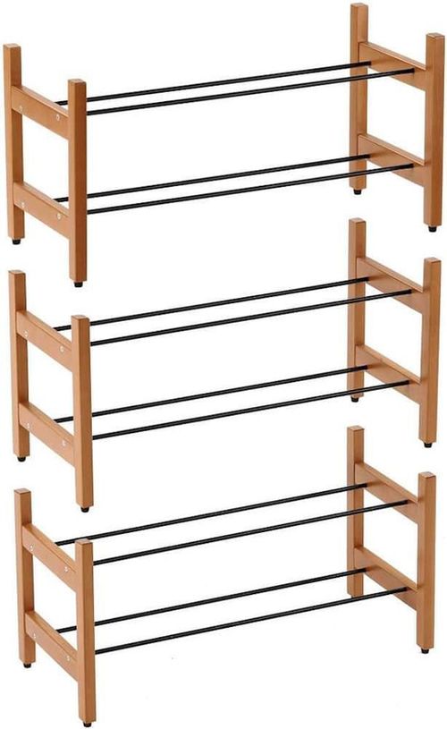 купить Полка для обуви Arredamenti Italia Todys, модульная подставка, вишневое дерево в Кишинёве 