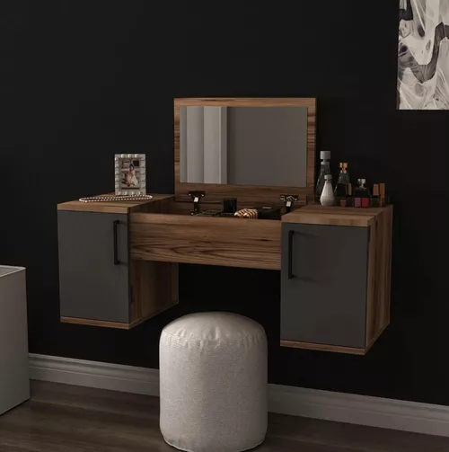 купить Туалетный столик Hanah Home Mercan Light Walnut Anthracite в Кишинёве 