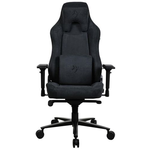 cumpără Fotoliu de birou Arozzi Vernazza SuperSoft Fabric, Pure Black în Chișinău 