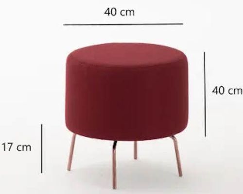 купить Пуф Trendy Tuffet Octo-Rosu Claret (GTR002883) в Кишинёве 
