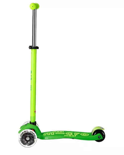 cumpără Trotinetă Micro MMD232 Maxi Deluxe Neon LED Parrot Green în Chișinău 
