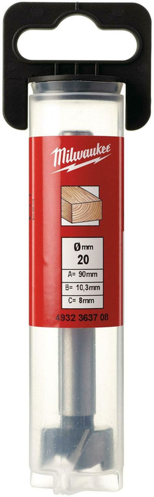 купить Сверло Milwaukee 4932363708 Burghiu Forstner 20x90 в Кишинёве 