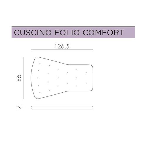 cumpără Saltea Nardi CUSCINO FOLIO COMFORT lino 36300.01.152 pentru fotoliu balansoar Nardi FOLIO (Saltea pentru fotoliu balansoar set) în Chișinău 