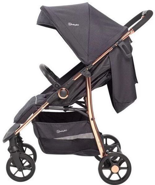 купить Детская коляска BabyGo BGO-6321 3 in 1 Style Black Rose в Кишинёве 