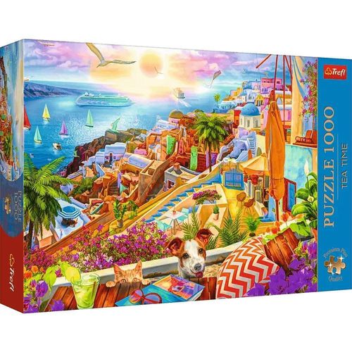 cumpără Puzzle Trefl 10842 Puzzle 1000 Premium Plus. Santorini în Chișinău 