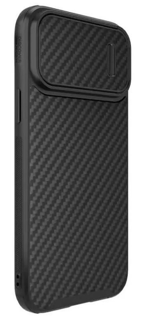 купить Чехол для смартфона Nillkin Synthetic Fiber S iPhone 14 Pro Max, Black в Кишинёве 