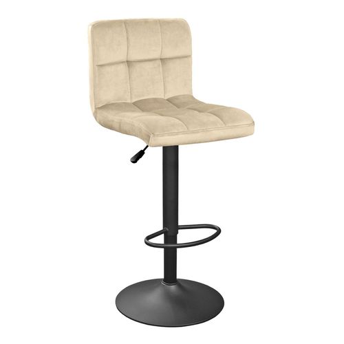 cumpără Scaun de bar Deco SB-044 Catifea Beige MQCJ-3-B + Black Legs în Chișinău 