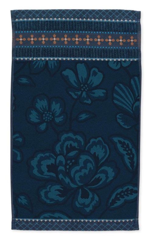 cumpără Prosop Pip Studio 325888 Jasmin Jacquard towel 30x50 Dark Blue în Chișinău 