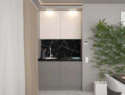 купить Мебель для кухни ArtFlame GOLA Cream/Stone Grey (1.2 m.l.) в Кишинёве 