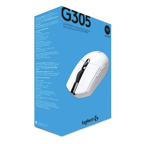 cumpără Mouse fara fir Logitech Gaming Mouse G305 Lightspeed Wireless White, High-speed, Hero Gaming Sensor,  6 Programmable buttons, 200-12000 dpi, 1ms report rate, White, 910-005291 în Chișinău 