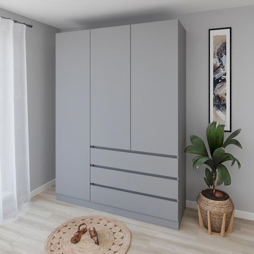 купить Шкаф Smartex (15882) N15 140cm Grafit в Кишинёве 