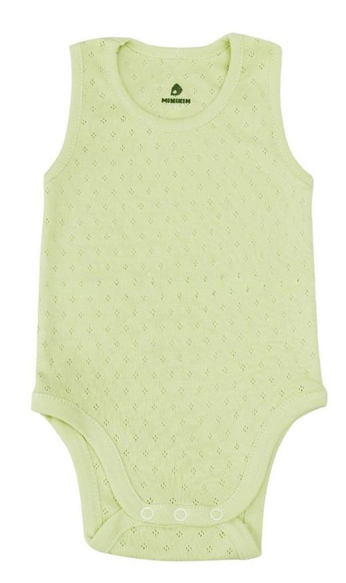 купить Детская одежда Minikin 25170580 Ажурный листик Боди-майка р-р80, оливковый, унисекс в Кишинёве 