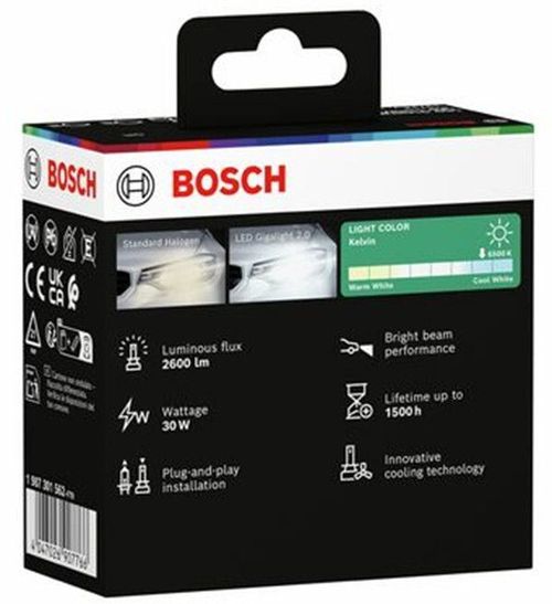 купить Автомобильная лампа Bosch H8/H11/H16 LED Gigalight Gen2 PGJ19 (Duobox LED 2шт.) (1987301562) в Кишинёве 