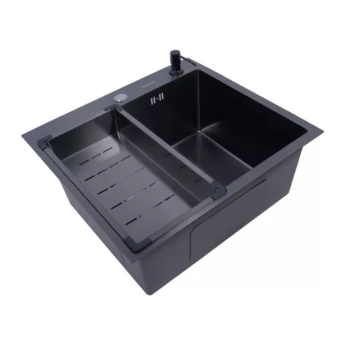 cumpără Chiuvetă bucătărie SanDonna HD5550 Negru în Chișinău 