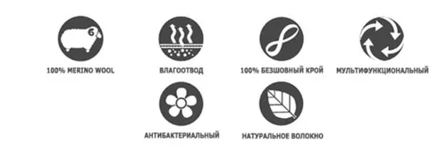 купить Одежда для спорта Buff Шарф-труба Merino Wool Lightweight Solid Grey в Кишинёве 