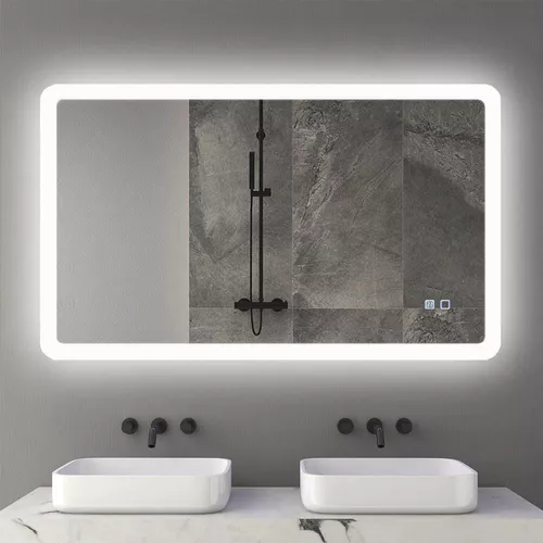 cumpără Oglindă baie Bayro Gama 1000x800 LED touch c подогревом (124179) în Chișinău 
