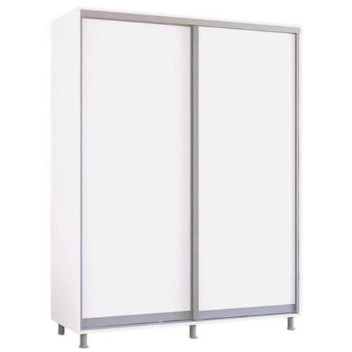 cumpără Dulap Mobildor-Lux Aron-S uși glisante din PAL (180x60x240H cm) Alb Brilliant în Chișinău 