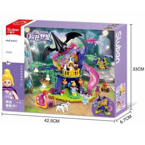 купить Конструктор Sluban B1057 Casă magică pe copac, 435 elem. в Кишинёве 