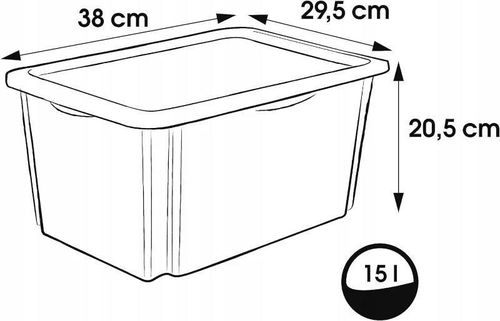 cumpără Cutie depozitare Keeeper Mickey Mouse Cloudy Blue (12236684) 15L для игрушек în Chișinău 