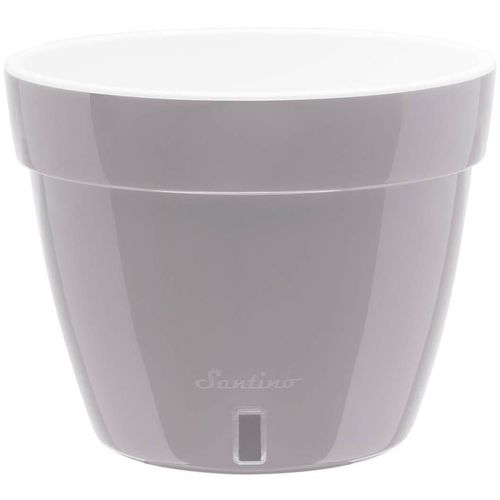 купить Цветочный горшок Santino Asti (9.0L, Gri/Alb) в Кишинёве 
