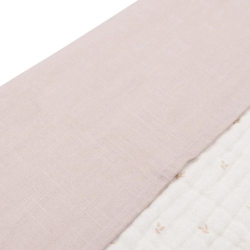 купить Детское постельное белье Jollein 008-524-68017 Cearsaf pentru patut Slub Nougat, 120x150cm в Кишинёве 