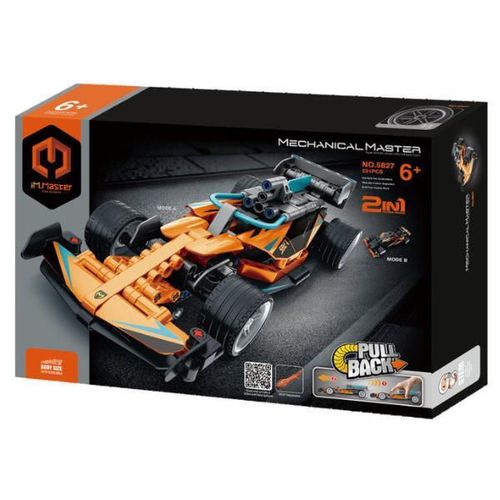 купить Конструктор iM.Master 5827 Mașină sportivă 2în1, Mechanical Master, cu inerție, 221pcs в Кишинёве 