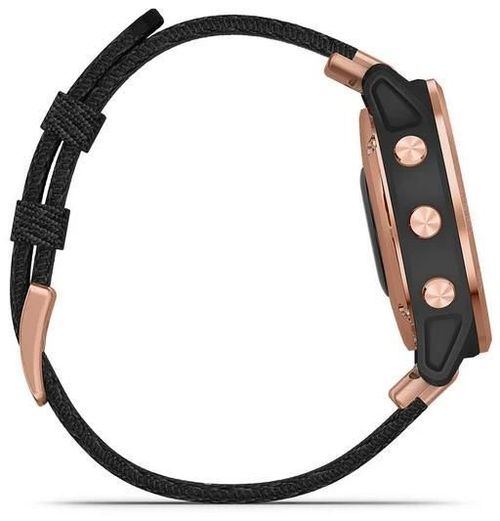 cumpără Ceas inteligent Garmin fenix 6S Pro Sapphire editions Rose gold-tone with heathered black nylon band în Chișinău 