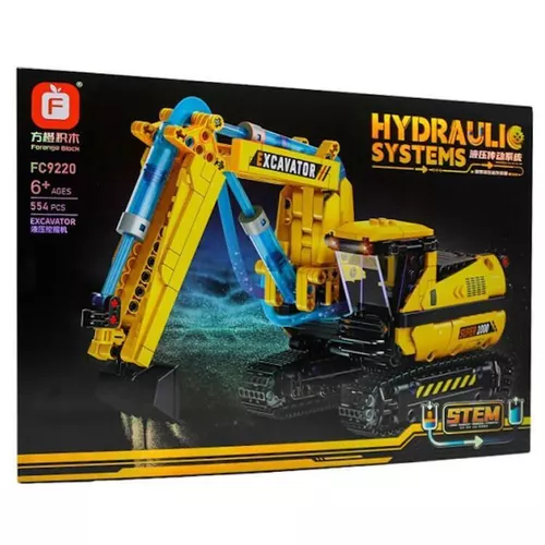 cumpără Set de construcție New World FC9220 Excavator 554el, 752067 în Chișinău 