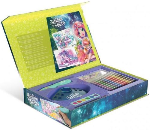 купить Набор для творчества Nebulous Stars 11352 Electric Spray Pen Deluxe Set в Кишинёве 