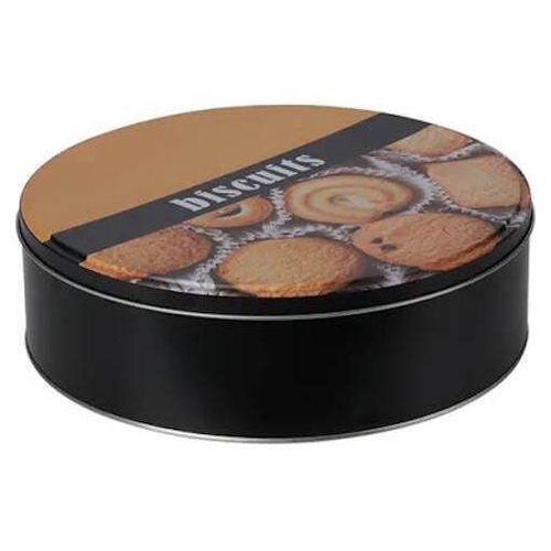 купить Контейнер для хранения пищи Excellent Houseware 49645 Cutie metalic 22x6 cm Biscuit, rotunda в Кишинёве 