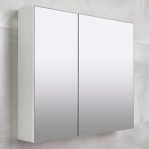купить Зеркало для ванной Bayro Dorado 800x700 белый в Кишинёве 