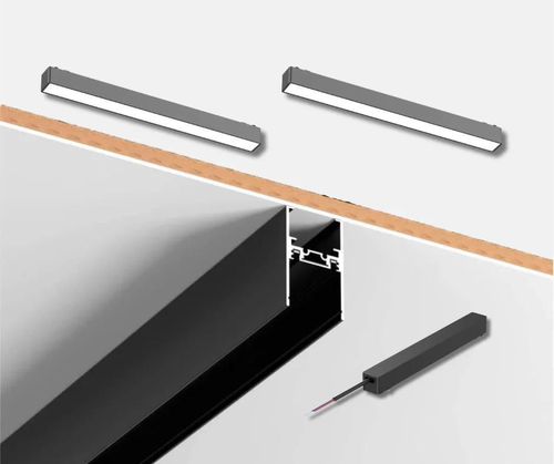 купить Освещение для помещений Divi Light 4 Set de iluminare Black в Кишинёве 