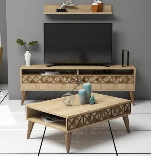 купить Стенка Trendy Linie дубовая (комплект мебели для столовой) (GTR001245) в Кишинёве 