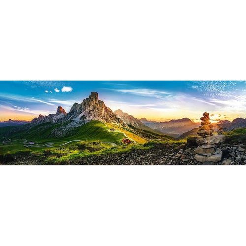 купить Головоломка Trefl R25K /22 (29038) Puzzle 1000 Panorama Passo di Giau, Dolomites в Кишинёве 