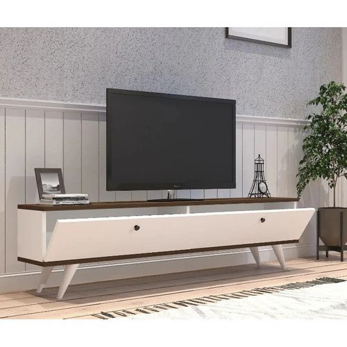 cumpără Comodă TV Trendy Suport TV, Paris, Albnuc, 160x35x25cm în Chișinău 