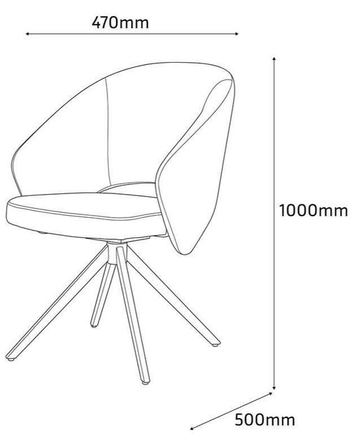 cumpără Fotoliu de birou Fabrik Home Sandra, Коричневый în Chișinău 