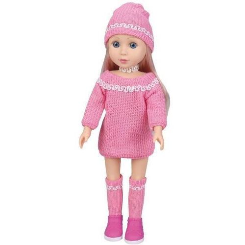купить Кукла Essa 2862 Păpușa în costum roz, 36 cm в Кишинёве 