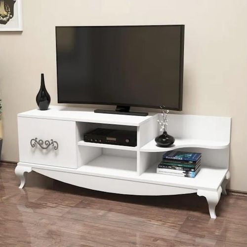 купить Тумба напольная для TV Trendy Sultan, Alb 130x50x45cm в Кишинёве 