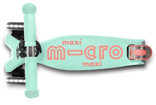 купить Самокат Micro MMD144 Maxi Deluxe LED Mint в Кишинёве 